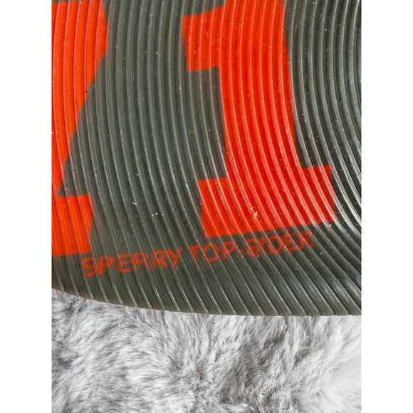 Sperry Top-Sider Men’s Gray Orange Flip-Flops Size 13M Slide Sandals Beachwear - Picture 9 of 10